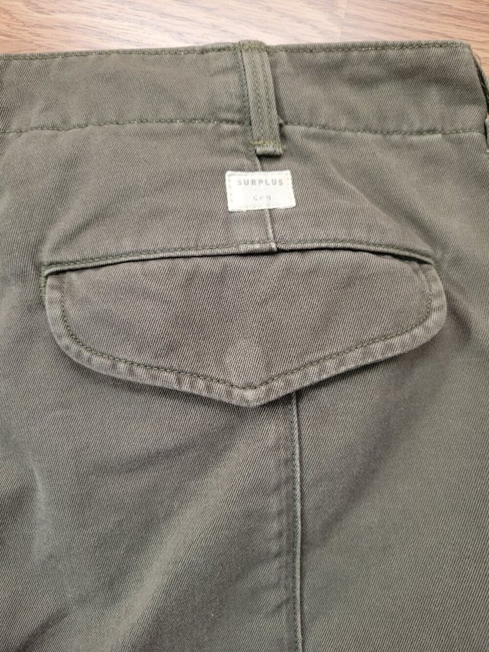 Citizens of Humanity Surplus Cargo Pants Size 26 Olive Green Utility Pants - Picture 9 of 12